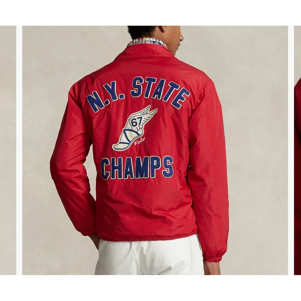 Polo Ralph Lauren Big & Tall 2XB NY‎ STATE CHAMPS Water Repellent Coach's Jacket